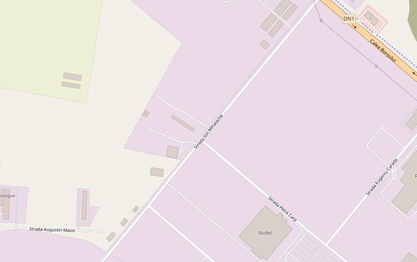 Hartă — depozitul Agroparts, Str. Ion Mihalache 33, Oradea