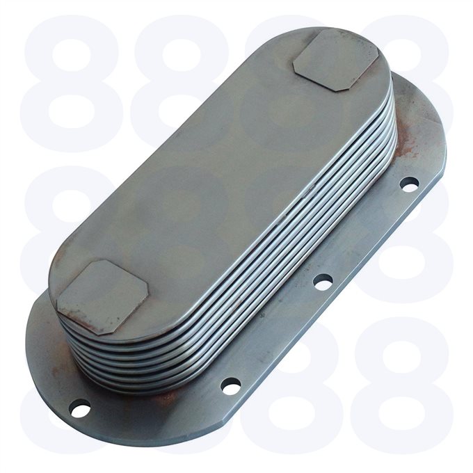 Radiator de ulei JD 8 plăci John Deere 8100 — Emmark EM10433, înlocuiește AR55394, VPD5213