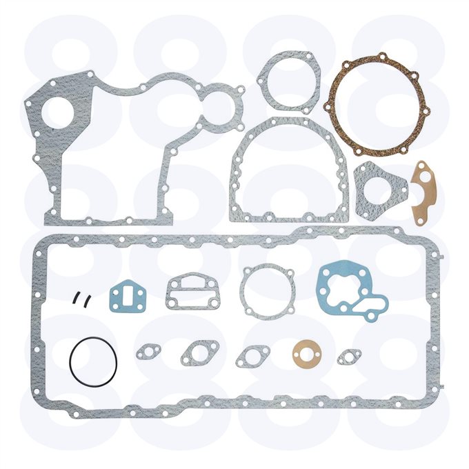 Perkins T6.354.4 Gasket Set, Bottom — Emmark EM2897