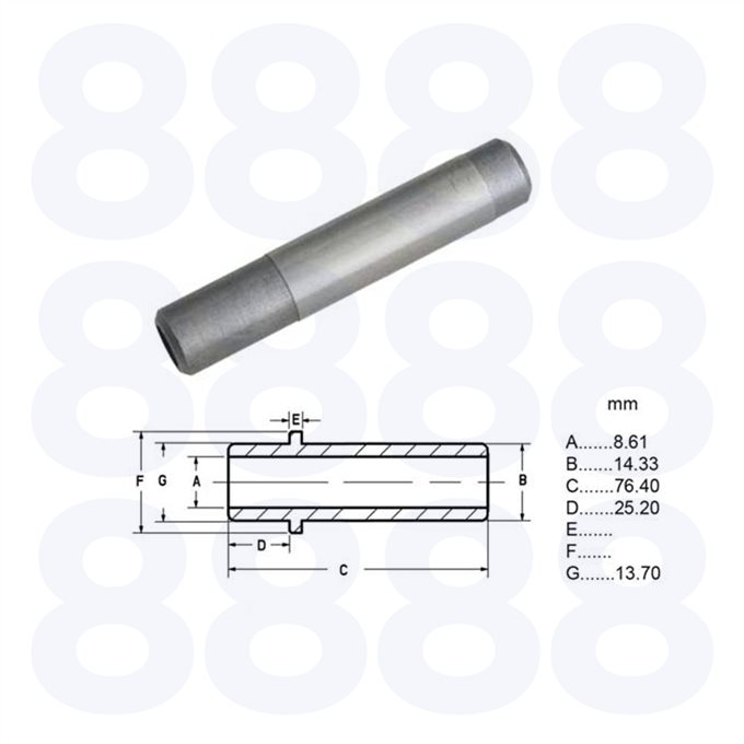 Case IH BD154 Guide Exhaust Valve — Emmark EM3929