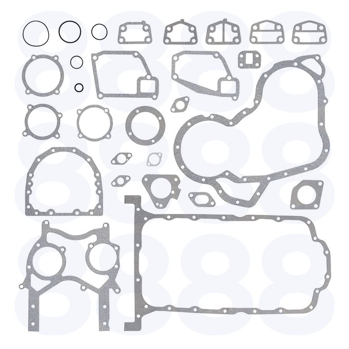 Perkins 1004-40T Gasket Set, Bottom — Emmark EM5865