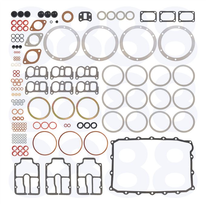 Lister TS3 Gasket Set, Complete — Emmark EM6408