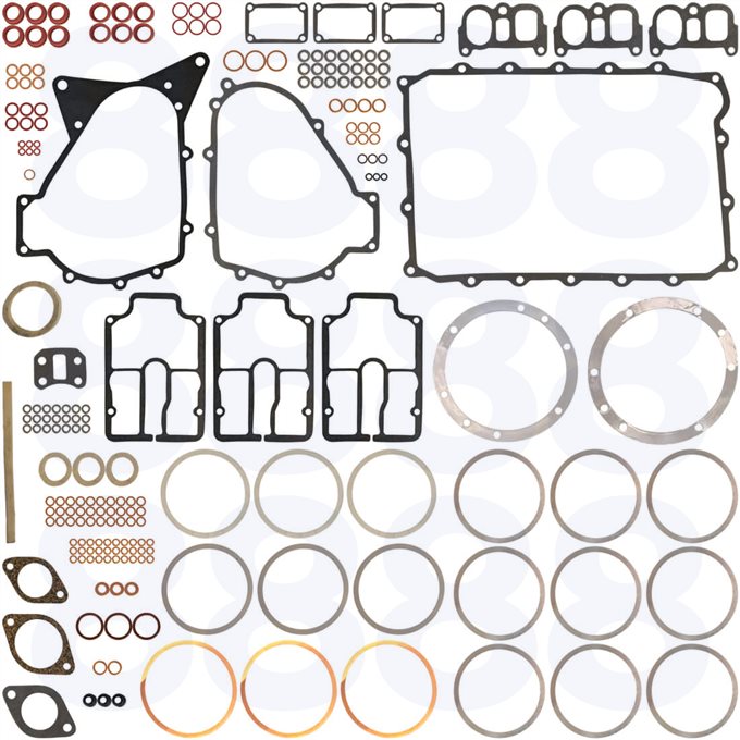 Lister TR3 Gasket Set, Complete — Emmark EM6417