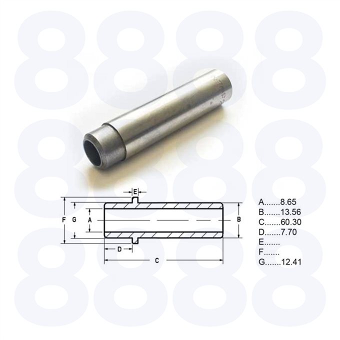 Lister TR3 Inlet Valve Guide — Emmark EM6581