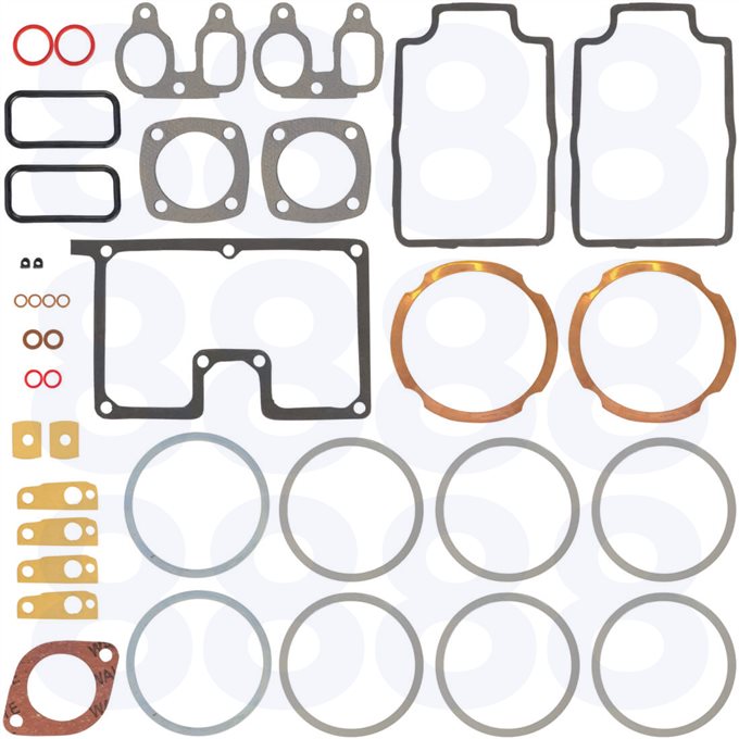 Lister HRA2 Gasket Set, Top — Emmark EM6909