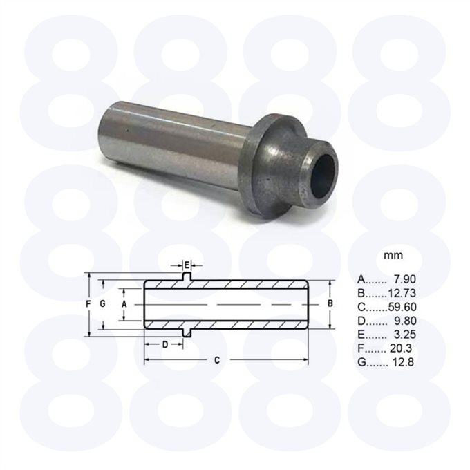 Petter SR2 Valve Guide Pair — Emmark EM6966