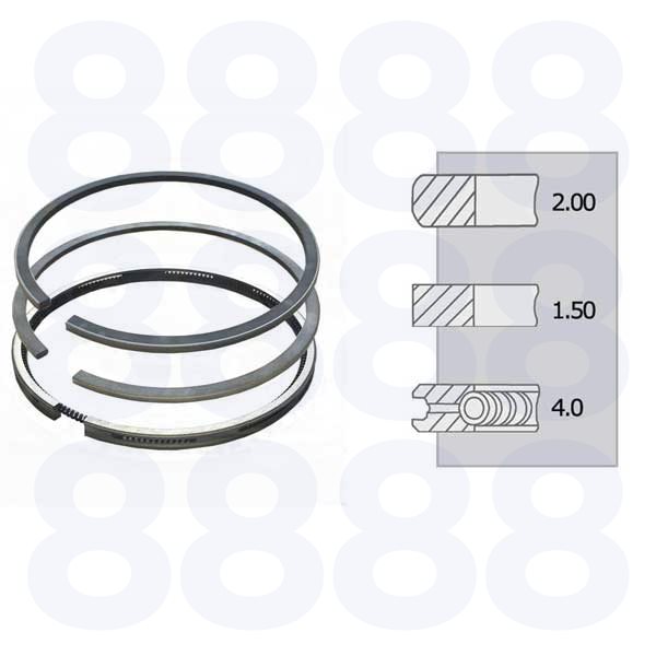 Perkins 103-10 Ring Set — Emmark EM8025