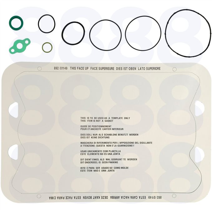 Set garnituri inferioare Jcb Dieselmax — Emmark EM8339, înlocuiește 320/09218, 320/09383