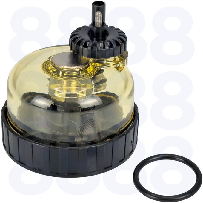Fiat Electric Fuel Pump Sediment Bowl — Emmark EM8650