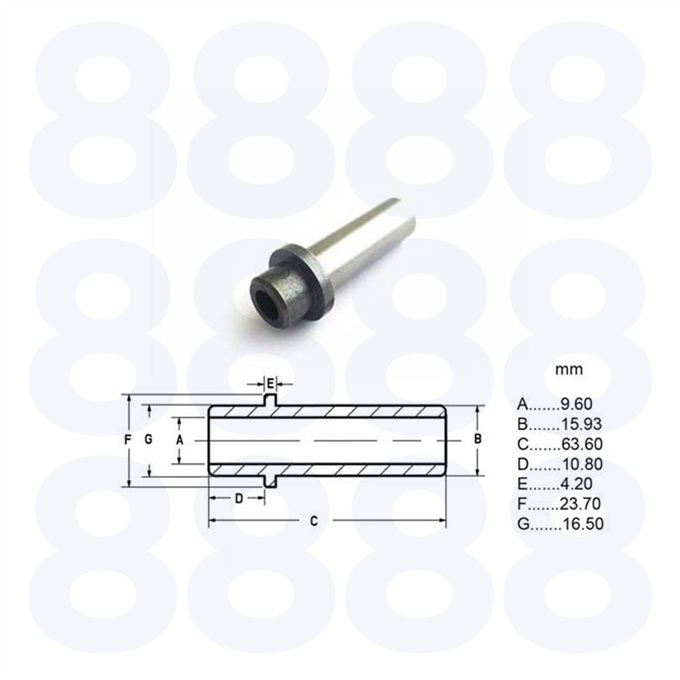 Lister HRA2 Exhaust Guide — Emmark EM8837