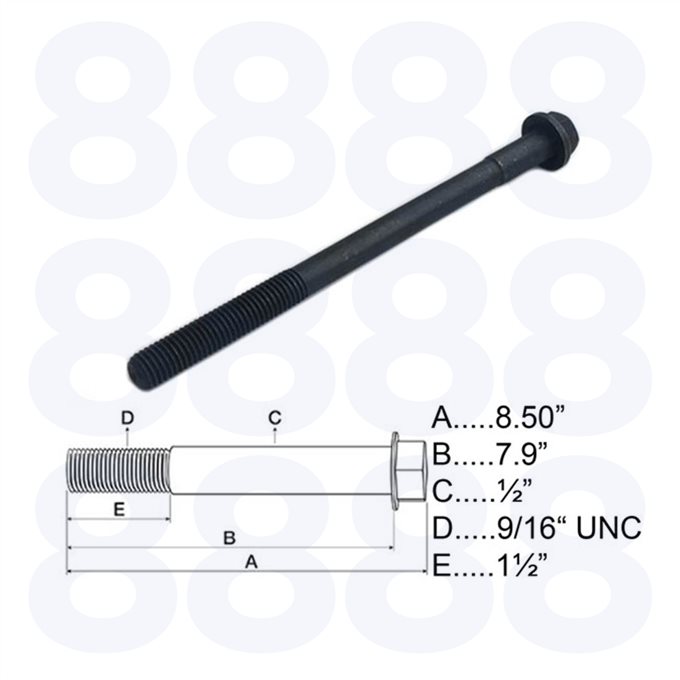 Ford BSD326 Cylinder Head Bolt — Emmark EM9058