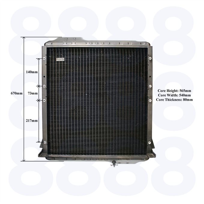 Massey Ferguson Radiator — Emmark EM9863