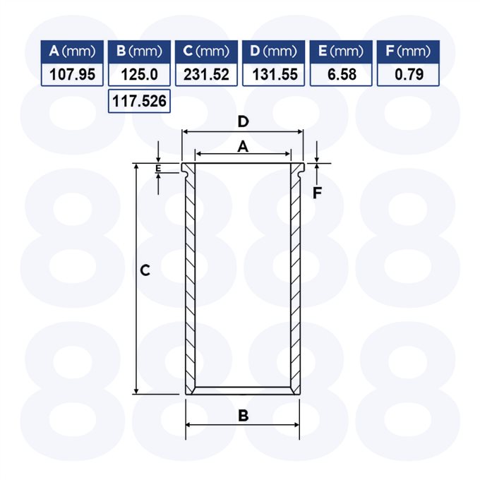 John Deere Liner Kit — Emmark EM9982